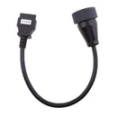 Truck 37 Pin To 16 Pin OBD2 Diagnostic Cable Adapter Connector