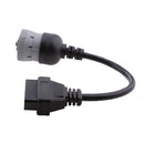 Truck Scanner Code Reader Device J1708 to OBD2 16 Adapter Connector Cable High Quality