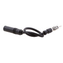25cm Car FM & AM Antenna Male To Female Adapter Extension Cable Cord Wire Black