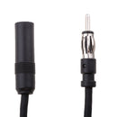25cm Car FM & AM Antenna Male To Female Adapter Extension Cable Cord Wire Black