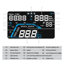 Vehicle HUD Head Up Display Navigation GPS Overspeed Warning System