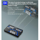 Vehicle HUD Head Up Display Navigation GPS Overspeed Warning System