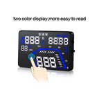 Vehicle HUD Head Up Display Navigation GPS Overspeed Warning System