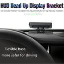 Angle-Adjustable Car GPS Navigation Smartphone HUD Holder Head Up Display Mount Bracket Stand