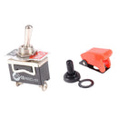 Car Dash Light Flick Toggle Switch On Off SPST With Knob Cover Missile Cover