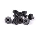 50Pcs Car Bumper Fender 6mm Hole Plastic Rivet Fastener Clip