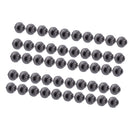 50Pcs Car Bumper Fender 6mm Hole Plastic Rivet Fastener Clip