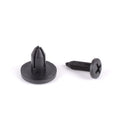 50Pcs Car Bumper Fender 6mm Hole Plastic Rivet Fastener Clip