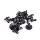 50Pcs Car Bumper Fender 6mm Hole Plastic Rivet Fastener Clip