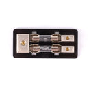 2-Way AGU In-Line Fuse Holder Stereo/Audio/Car/RV/Boat and 60A Fuse