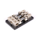 3-Way 3X AGU In-Line Fuse Holder Distribution Block Car Stereo Audio 60A
