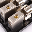 3-Way 3X AGU In-Line Fuse Holder Distribution Block Car Stereo Audio 60A