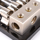 3-Way 3X AGU In-Line Fuse Holder Distribution Block Car Stereo Audio 60A