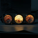 2 Inch DC 12V Universal Car Electric Water Temp + Oil Pressure + Volt Voltage Meter