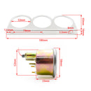 2 Inch DC 12V Universal Car Electric Water Temp + Oil Pressure + Volt Voltage Meter