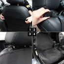 Pets Dog Waterproof Front Car Single Seat Cover Protector Mat Blanket Black