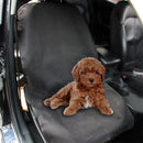 Pets Dog Waterproof Front Car Single Seat Cover Protector Mat Blanket Black