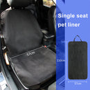 Pets Dog Waterproof Front Car Single Seat Cover Protector Mat Blanket Black