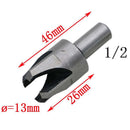 1 Set of 8 Pieces Wood Plug Cutter Straight/Tapered Claw Type Drill Bit Sets