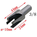 1 Set of 8 Pieces Wood Plug Cutter Straight/Tapered Claw Type Drill Bit Sets