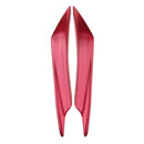 4pcs Red Car Front Bumper Lip Splitter Spoiler Plastic Easy Installation