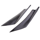 4 Pieces Car Universal Front Bumper Spoiler Lip Splitter Fins Black