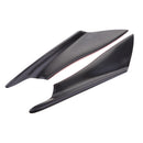 4 Pieces Car Universal Front Bumper Spoiler Lip Splitter Fins Black