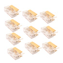 10 Pieces Panel Mount PCB Fuse Holder With Cover For 5x20mm Fuse 250V 6A