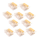 10 Pieces Panel Mount PCB Fuse Holder With Cover For 5x20mm Fuse 250V 6A