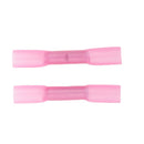 100 Pieces Insulated Heat Shrink Butt Electrical Crimp Terminal Connector