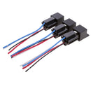 Set Of 3 ZT616 24V A S 80A Car Truck Relay Socket Harness Kit 4Pin 4P 4 Wire High Performance