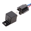 Set Of 3 ZT616 24V A S 80A Car Truck Relay Socket Harness Kit 4Pin 4P 4 Wire High Performance