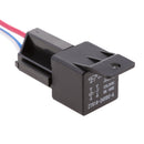 Set Of 3 ZT616 24V A S 80A Car Truck Relay Socket Harness Kit 4Pin 4P 4 Wire High Performance