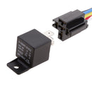 3 Sets 24V 80A Car Automotive 5 Pin SPST Relays and 5 Wires Harness Sockets