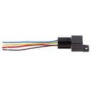3 Sets 24V 80A Car Automotive 5 Pin SPST Relays and 5 Wires Harness Sockets