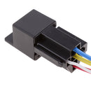 3 Sets 24V 80A Car Automotive 5 Pin SPST Relays and 5 Wires Harness Sockets