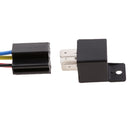 3 Sets 24V 80A Car Automotive 5 Pin SPST Relays and 5 Wires Harness Sockets