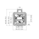 3 Sets 12V 40A Car Van Boat Electronic 4 Pin SPST Relays with Harness Socket