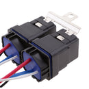 3 Sets 12V 40A Car Van Boat Electronic 4 Pin SPST Relays with Harness Socket
