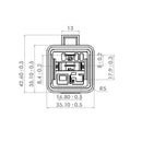 3 Sets Universal 12V SPDT 4 Pin Car Relay with 4 Wires Harness Socket 40Amp