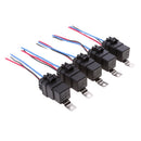 5 Sets 12V 40A SPST Automotive Car Van 5 Pin Relay 5 Wires Harness Sockets