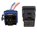 3 Sets of 24V SPDT 5 Pin Car Boat Relay with 5 Wires & Harness Socket 40 Amp