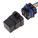 3 Sets of 24V SPDT 5 Pin Car Boat Relay with 5 Wires & Harness Socket 40 Amp