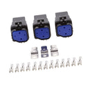 3pcs Car Vehicles 24V 40A 4 Pin SPST Relay and Socket With Terminals