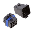 3pcs Car Vehicles 24V 40A 4 Pin SPST Relay and Socket With Terminals