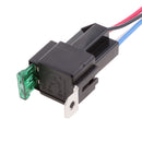 5 Pieces 24V 30A 4 Pin SPST Relay With Socket Harness Automotive Electronic