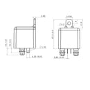 24V 200A 4 Terminals Split Charge ON/OFF Relay For Car Truck Tractor Boat