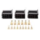 3 Set Universal Car Truck Boat 30A Car Relay Socket 5-Pin Connector Terminal