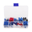52 Pieces Insulated Electrical Wire Quick Splice Connectors Terminals Black Blue Red
