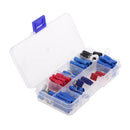 52 Pieces Insulated Electrical Wire Quick Splice Connectors Terminals Black Blue Red